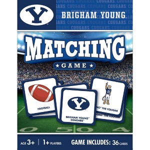 MasterPieces Officially Licensed NCAA BYU Cougars Matching Game for Kids and Families - 1 of 4