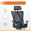 FONTOI Ergonomic Office Chairs with Adjustable Lumbar Support and Headrest, Task Chairs with 135掳 Tilt Function for Home Office, 29.52"*46.25"*29.52" - 4 of 4