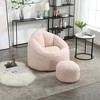 OUTSUPPLY Premium Foam Bean Bag Chair with Footrest, Lounge Chair for Living Room, Bedroom - 4 of 4