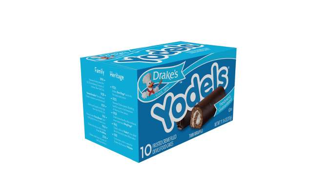 Drake Yodels Frosted Creme Filled Devil's Food Cakes - 10ct/11oz, 2 of 6, play video