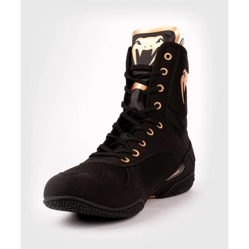 Venum Elite Boxing Shoes - Black/Bronze - image 1 of 2