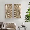 MAYEERTY Two-tone 2-piece Wood Panel Wall Decor Set - 2 of 4