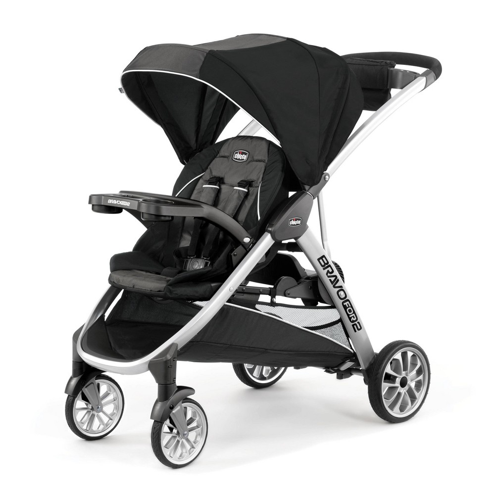 Chicco BravoFor2 Standing/Sitting Double Stroller - Iron -  75568321