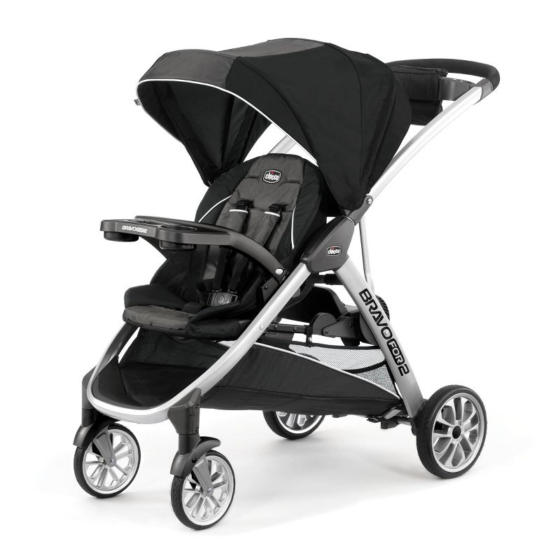 Chicco BravoFor2 Standing/Sitting Double Stroller - Iron, 1 of 14