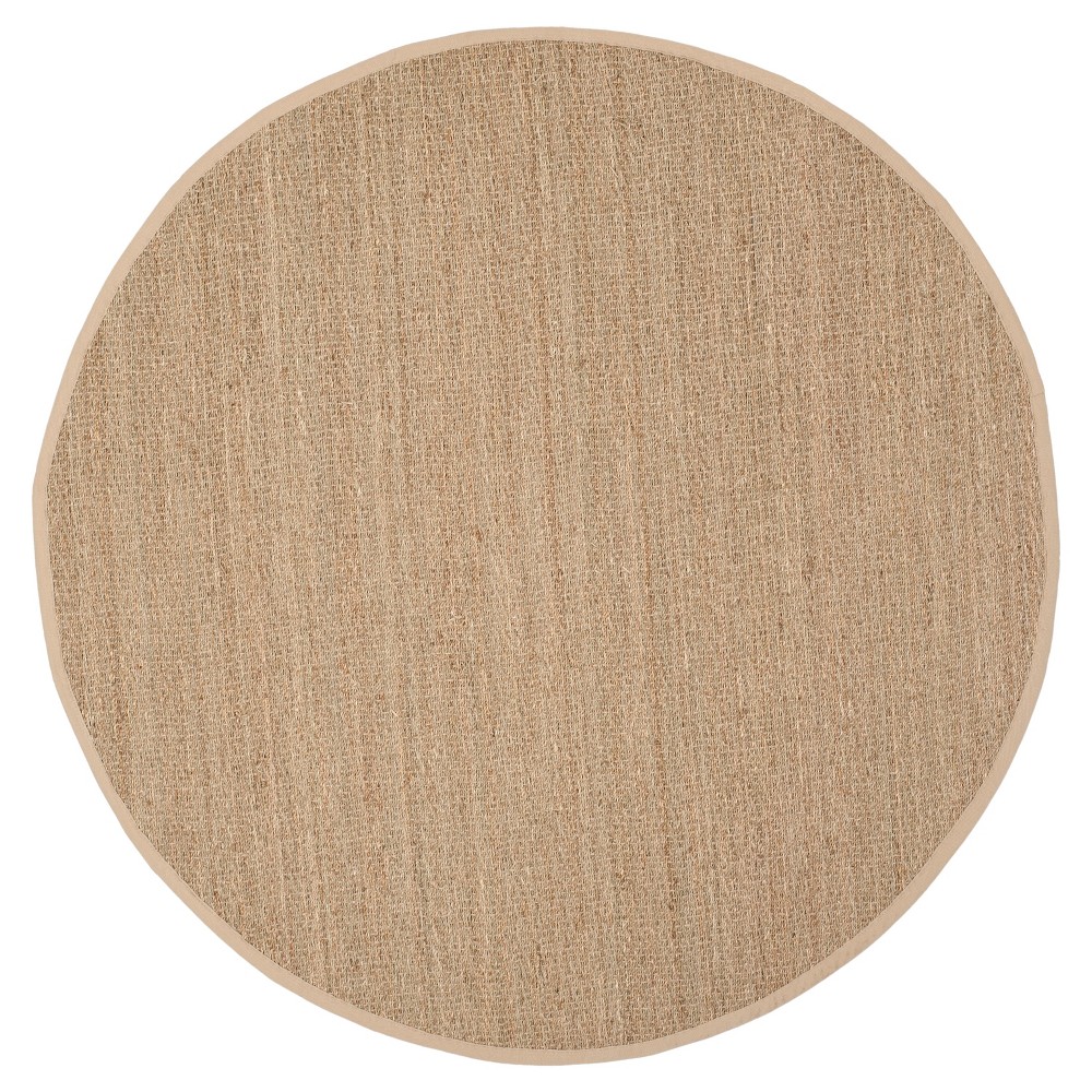 6'x6' Round Valery Rug Natural/Beige Round - Safavieh