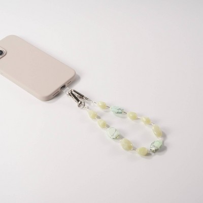 Hello Lux Phone Wristlet - Jade Green Stone: GEMS Accessory for Mobile Devices