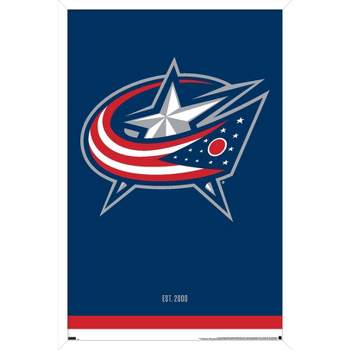 Trends International NHL Columbus Blue Jackets - Logo 21 Framed Wall Poster Prints