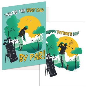 Funny Father's Day Cards Hilarious Assorted Cards for Dad With Envelopes - Crazy Dog Card - 1 of 4
