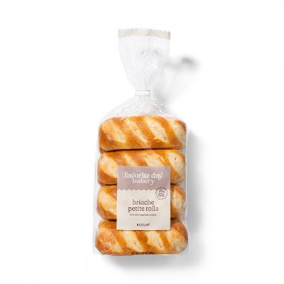 Brioche Petite Rolls - 9.88oz/8ct - Favorite Day™