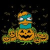 Mens Phineas and Ferb Perry the Platypus Pumpkin Green Goo T Shirt - 2 of 4