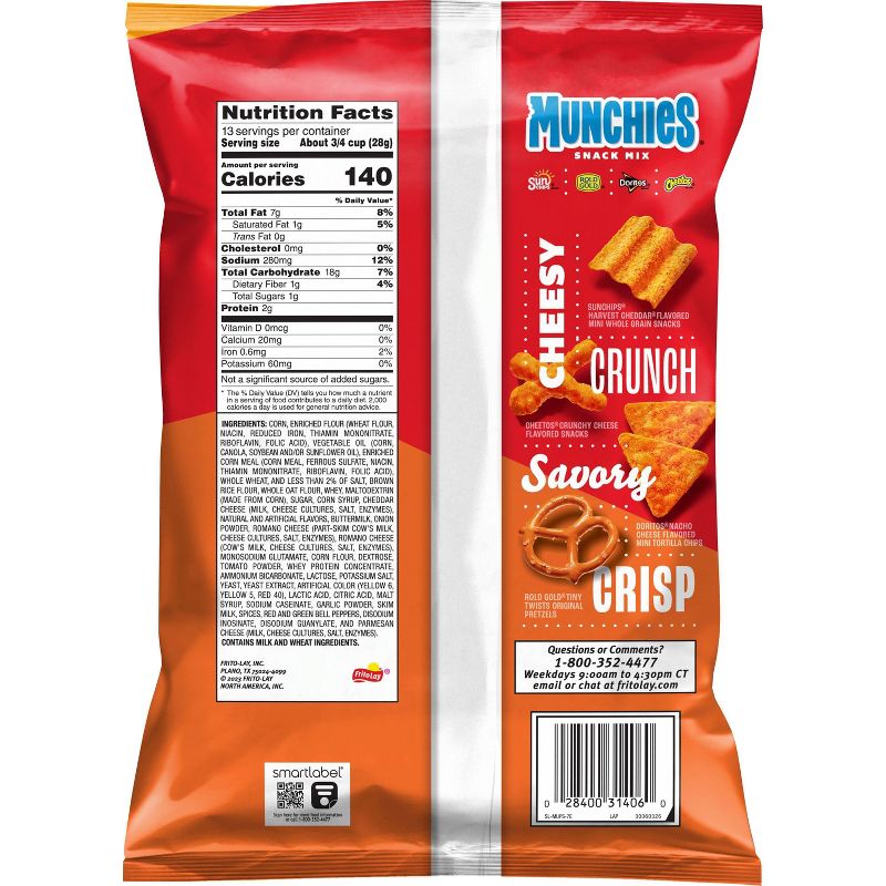 Munchies Cheese Fix Flavored Snack Mix - 13oz, 2 of 4