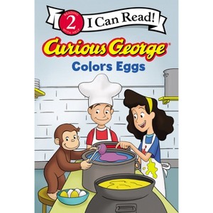 Curious George Colors Eggs - (I Can Read Level 2) by H A Rey - 1 of 1