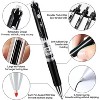 deli Gel Pens, 50 Pcs Retractable Pens Black Ink, Medium Point Pen 0.7mm, Smooth Writing, Fast Dry, No Bleed for Journaling Note Taking - 3 of 4