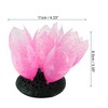 Unique Bargains Silicone Fluorescence Floating Aquarium Lotus Flower - 4 of 4