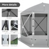 ELECWISH 10 x 10 ft Pop Up Canopy Tent 6 Person - 3 of 4