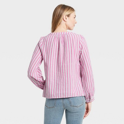 Pink Stripe Shirt Target - pink and purple stripes roblox