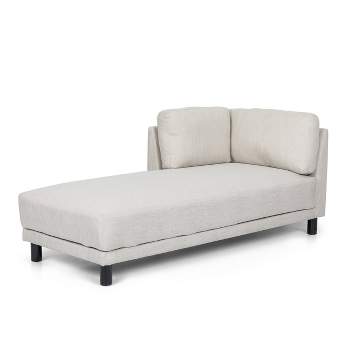 Hyland Contemporary Fabric Upholstered Chaise Lounge - Christopher Knight Home