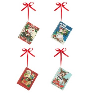 Mr. Christmas Mini Songbook Christmas Ornaments - 4" Set of 4 - 1 of 4