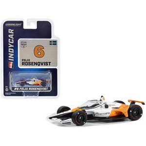 Dallara IndyCar #6 "NTT DATA" Arrow McLaren "Triple Crown Accolade Indy 500 Livery" 1/64 Diecast Model Car by Greenlight - 1 of 3