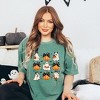 Simply Sage Market Women's Ghost and Pumpkin Coquette Short Sleeve Garment Dyed Tee - 2 of 4