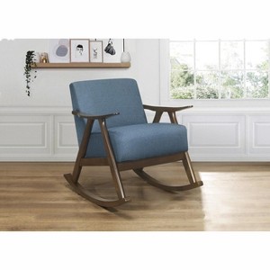 NicBex Modern Rocking Chair with Cushion Seat and Back,Modern Upholstered Armchair with Rubber Wood Frame for Living Room - 1 of 4