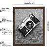 Americanflat 16x20 Poster Frame in Walnut with Polished Plexiglass - Horizontal and Vertical Formats with Included Hanging Hardware - 2 of 4