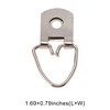 Unique Bargains Picture Hangers Hook Iron 1.26"x0.47" 20 Pcs - 3 of 4