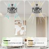 18-inch Caged Ceiling Fan, Low Profile Ceiling Fan - 3 of 4