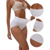 INSPIRE CHIC Women's High Waist Tummy Slimming Elastic Waistband Briefs Breathable Butt Lifter Underwear - 3 of 4