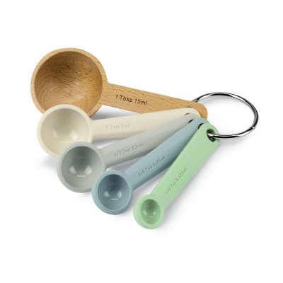 Zeal Silicone and Beechwood Measuring Spoons