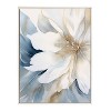 Kate & Laurel All Things Decor 31.5"x41.5" Sylvie Beaded Glam Watercolor Abstract Floral Framed Art by The Creative Bunch Studio White - 2 of 4