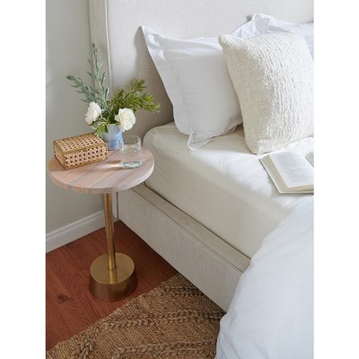 Cozy Cotton White Boucle Euro Pillow Cover 26x26