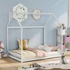 Full Size Wood House Bed with Roof for Kids,Teens - 2 of 4