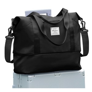 Generic Travel Duffel Bag Sports Tote Gym Bag Carry On Overnight Bags - 1 of 4