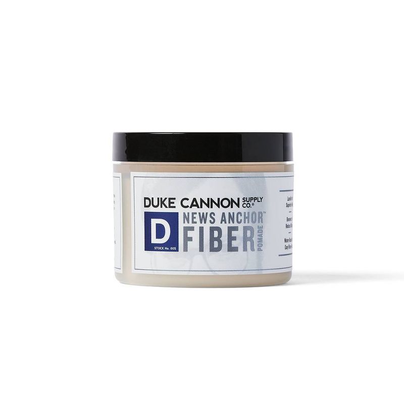 Duke Cannon News Anchor Fiber Pomade - Strong Hold, Matte Hair Styling Pomade for Men - 4.6 oz, 4 of 10