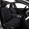 Coverado Car Seat Covers 5 Pieces Full Set Faux Leather with Embossed Pattern - 2 of 4