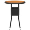 vidaXL 3 Piece Patio Dining Set Poly Rattan Black - 4 of 4