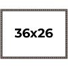 PosterPalooza | Deco Black Picture Frame - UV Acrylic, Backing Board, Hanging Hardware Included - 2 of 4