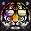 Men's Design By Humans Summer Tiger By clingcling T-Shirt - 2 of 2