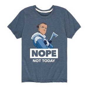 Boys' - Avatar: The Last Airbender - Sokka Nope Not Today Short Sleeve Graphic T-Shirt - 1 of 4