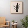 Alisa Galitsyna Snake Plant Framed Wall Art Black/White - Deny Designs - 2 of 2