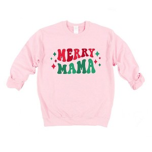 Simply Sage Market Women's Graphic Sweatshirt Merry Mama Stars - 1 of 4