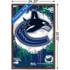 Trends International NHL Vancouver Canucks - Maximalist Logo 23 Framed Wall Poster Prints - 3 of 4