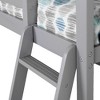 Max & Lily Twin Loft Bed with Slide, Solid Wood Loft Beds with Ladder for Kids - 4 of 4