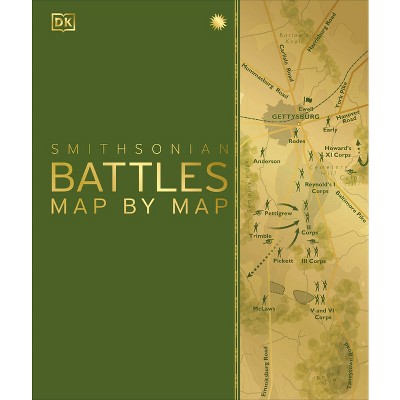 Battles Map by Map - (DK History Map by Map) by  DK (Hardcover)