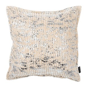 Elysia Pillow - Silver - 18"X18" - Safavieh - 1 of 4