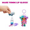 Yummiland Lip Gloss Doll: Mystery Color Change - Carly Cakepop Includes DIY Lip Gloss + Removable Keychain - 3 of 4