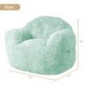 Coolmee 51 inch Large Bean Bag Chair for Adults, Oversized Soft Sofa Bean Bag Couch, Single Seat Sofa with Filler for Living Room Bedroom - 3 of 4