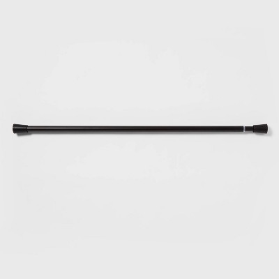 72  Rust Resistant Shower Curtain Rod Black - Made By Design™