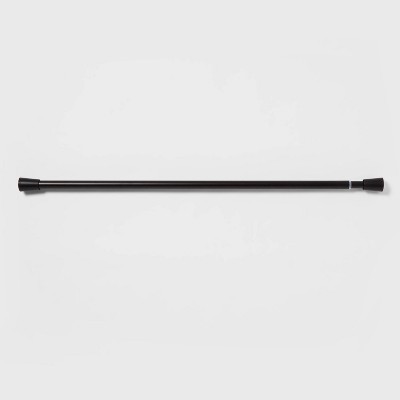 Photo 1 of 72" Rust Resistant Shower Curtain Rod Black - Made By Design&#8482;